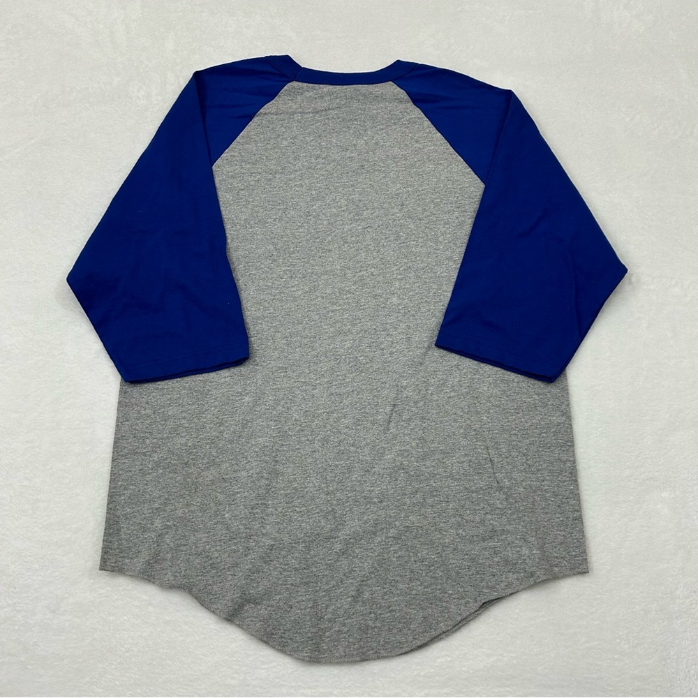 Shaka Active Los Angeles Dodgers Blue &White 3/4 Longsleeve Baseball Shirt Men’s - Picture 6 of 6